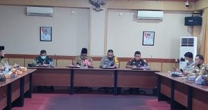 Polres Muarojambi Rakor Bersama Pemkab Perpanjang Vaksin Serbu Desa