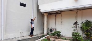 Anggaran Rp 10 Miliar, Pekerjaan Gedung DPRD Kota Jambi Dinilai Asal Jadi