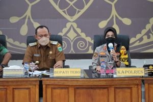 Upaya Penanggulangan Covid-19, Polres Tebo Adakan Rakor
