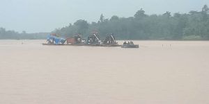 Ikan Petani Sering Mati, TNI Polri Hancurkan PETI Jenis Dompeng