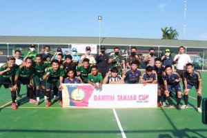 Pembukaan Turnamen Futsal Dandim Cup Dihadiri Wabup dan Sekda Tanjab Barat