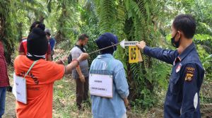 Rekontruksi Kasus Pembunuhan di Kebun Karet Desa Jumbak Kabupaten Bungo