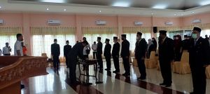Detik- detik Terakhir Masa Jabatan Bupati dan Wabup Tebo, 7 Pejabat Eselon II Dilantik