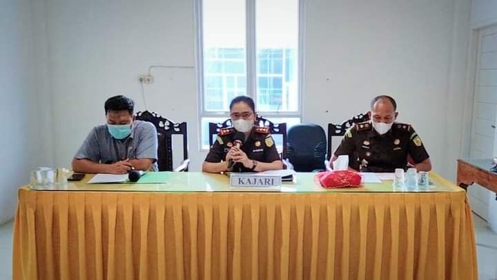 Konferensi pers Kejaksaan Negeri Merangin (foto: ist)