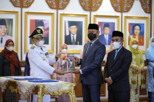 Pj Bupati Tebo H. Aspan Resmi Dilantik Gubernur Jambi.