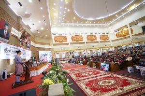 HUT Kota Jambi, Wali Kota Jambi dan DPRD Kompak Minta Pemprov Selesaikan Masalah Drainase