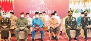 Danrem 042/Gapu Bersama Forkopimda Provinsi Jambi Ikuti Upacara Harlah Pancasila