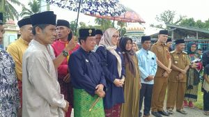 Kades Mangun Jayo Sambut Kedatangan Cucu Sultan Thaha Syaifuddin 