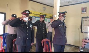 Kasubsektor Tamanrajo Gelar Upacara HUT Bhayangkara ke 76