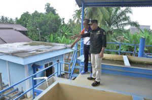 Pj Bupati Tebo Tinjau Instalasi PDAM Tirta Muaro