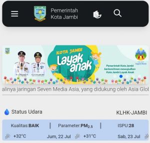 Website Pemkot Jambi Semakin Lengkap 