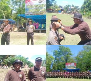 Polres Muarojambi Gelar Tradisi Kesatuan Pembaretan Bintara Remaja 