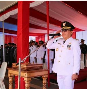 Upacara HUT RI ke 77 di Sungaipenuh Berjalan Khidmat