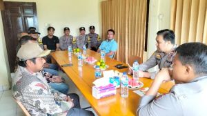 Kapolres Merangin Bahas Harkamtibmas Bersama Kades Sekecamatan Tabir Barat 