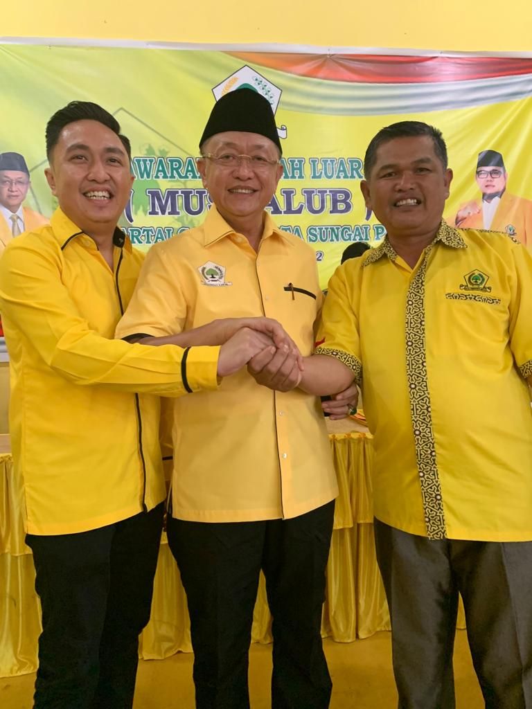 Ketua DPD Golkar Provinsi Jambi Cek Endra Bersama Ketua Golkar Kota Sungai Penuh Fikar Azami