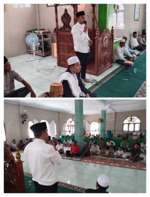 Khalis Mustiko Hadiri Maulid Nabi di Masjid Nurul Ikhlas Tebo Tengah
