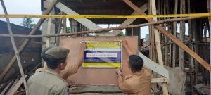 Segel 2 Bangunan Tak Punya Izin