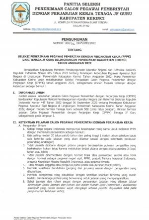 Pendaftaran Seleksi PPPK untuk Formasi Guru Dibuka Hingga 13 November Ini