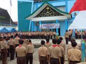 HKN ke 58, Dinkes Tanjab Barat Upacara Saka Bakti Husada