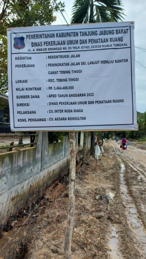 Sempat Kisruh dengan Warga, Proyek Peningkatan Jalan Rp4 Miliar Lebih Menuai Pertanyaan 