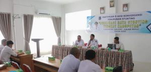 Pertemuan Aksi 7 Publikasi Data Stunting Tingkat Kabupaten Tanjab Barat