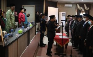 120 Anggota PPK di Merangin di Lantik 