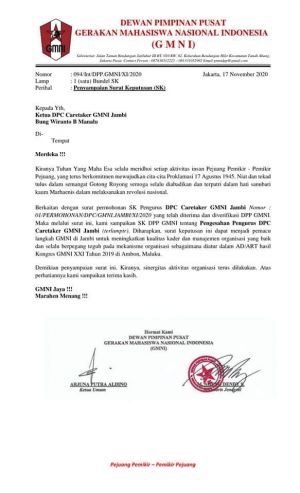 DPC GMNI Jambi Melalui Langkah Persatuan, Kader GMNI: Hanya Langkah Bagi-bagi Kekuasaan