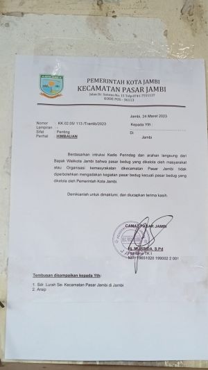 Penyelenggaraan Pasar Bedug oleh Masyarakat Harus Dapat Rekomendasi Pemerintah 