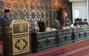 Bupati Merangin Sampaikan LKPJ 2022: Pendapatan Daerah 2022 Terealisasi Sebesar Rp1.327.075.530.896,