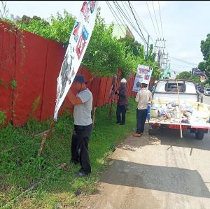 Pemkot Jambi Tebas Habis Semua Reklame Tak Bayar Pajak dan Salahi Aturan 