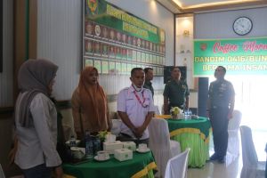 SMSI Bungo Coffe Morning Bersama  Dandim 0416/Bute Letkol Inf Evid Nirwan E