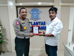 Sinergisitas Media dan Polri, Ketua SMSI Provinsi Jambi Apresiasi Dit Lantas Polda Jambi 