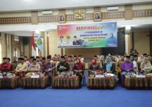 Melalui Telekonferensi Wako Ahmadi Paparkan Persiapan Sungaipenuh menuju Kota Sehat