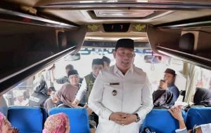 Wabup Sambut Kepulangan 372 Jemaah Haji Tanjabbar