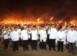 Semarak Sambut 1 Muharram 1445 di Sungai Penuh, Wako Ahmadi Lepas Pawai Obor 