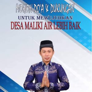 Terpanggil Memperbaiki Desanya, Miko Adri Maju di Pilkades Maliki Air