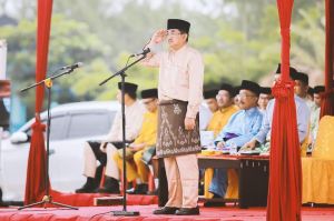 Bupati Tanjabbar Jadi Inspektur Upacara Peringatan HUT Jambi Ke-67 Tahun 2024