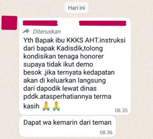 Saiful Roswandi: Tidak boleh ada Intimidasi terkait Protes Seleksi PPPK. Pejabat Harus Bisa Menerima