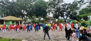 Beri Perhatian Pada Lansia, Dinsos Kota Jambi Senam Bersama Lansia