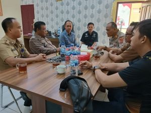 Kapolsek Tabir dan Camat Tabir Kordinasi Masalah PETI Perusakan Sungai Aur