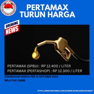 Pertamax di Pertashop Turun Harga, Sekarang Rp 12.300/ Liter