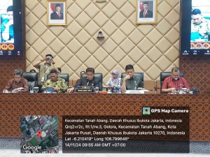 Rapat Konsultasi dengan Komisi V DPR RI, Ini yang Disampaikan Ansori Hasan