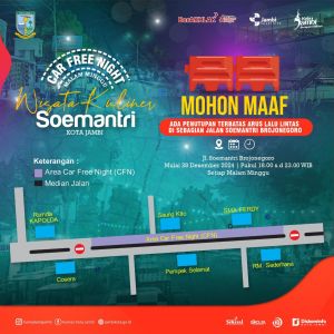 Pemkot Akan Terapkan Car Free Night Jalan Soemantri Setiap Malam Minggu, Besok Akan Disimulasikan