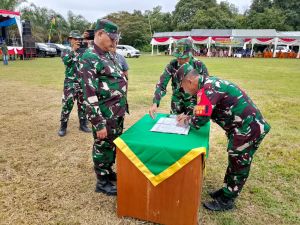 Sekda Tebo Pimpin Upacara Pembukaan TMMD ke 123 di Teluk Kuali