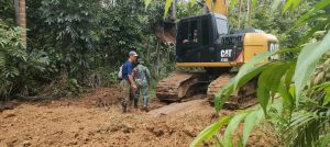 Kejar Target Pembangunan Fisik, Satgas TMMD 123 Kerahkan Alat Berat