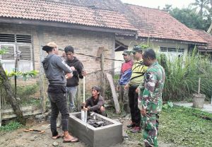 Satgas TMMD 123 Mulai Pasang Pipa Instalasi Sumur Bor di Teluk Kuali