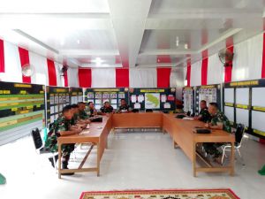 Kasdim Bute Mayor Inf M. Tony Wijaya Pimpin Rapat Persiapan Kedatangan Tim Wasev