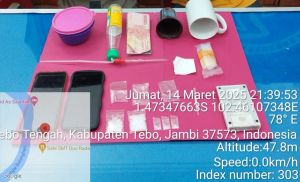 Polres Tebo Tangkap Dua Pengedar Sabu di Sumay