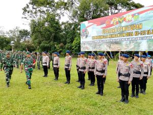 Upacara Penutupan TMMD ke 123 Kodim Bute Berlangsung Suksess