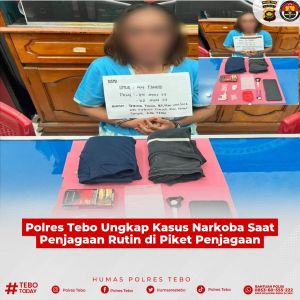 Piket Penjagaan Rutin di Tebo Tengah, Polres Tebo Ungkap Kasus Narkoba